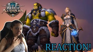Crossroads Cinematic REACTION | Wow BFA Patch 8.2 Rise of Azshara | SPOILER WARNING