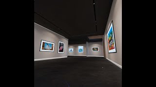 A tour of amazing art galleries in Spatial using Vermillion Oil paintings Tiltbrush, Medium Blender