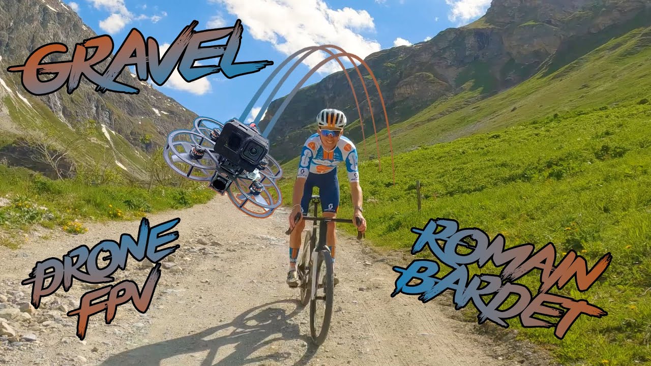 GRAVEL VS DRONE FPV AVEC ROMAIN BARDET - Val d'Isère 