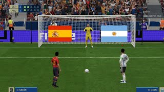 Spain vs Argentina | Rodri vs Messi | Penalty Shootout 2024 | FIFA 23 Gameplay