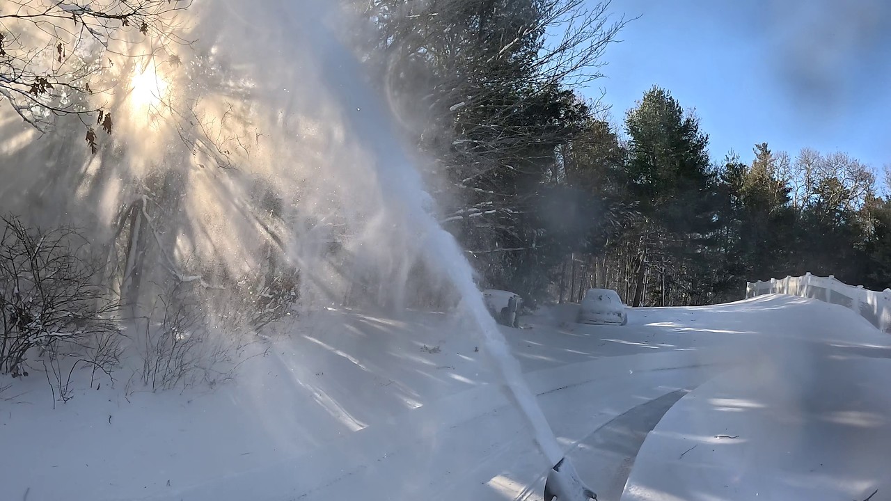 Snowblowing in 4K on Cape Cod--Blizzard of '26