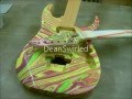 Swirlingibanez guitar body  headstock swirl 4 colour