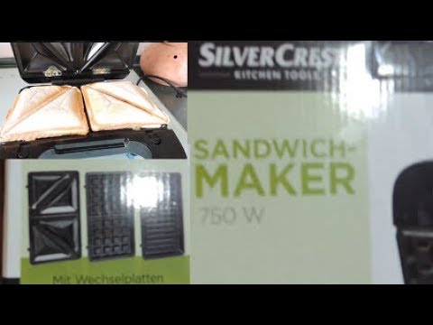 Ich stelle vor SilverCrest Sandwichmaker 3 in 1