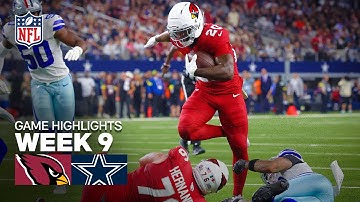 Arizona Cardinals vs Dallas Cowboys Game Highlights | 2025 NFL Season Week 9