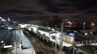 Самая Северо-Восточная Станция Москвы Лосиноостровский Ярославский Район. Полночь Март 2021