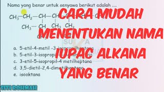 Easy Way to Determine the IUPAC Name of Alkanes (Hydrocarbon Practice) Part 4 - High School Chemi...