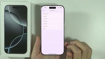 iPhone 16 Pro/16 Pro Max: How to Change Auto-Lock Time (Turn Off Screen after Inactivity)