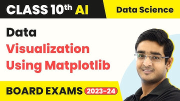 Data Visualization Using Matplotlib - Data Science | Class 10 Artificial Intelligence | CBSE 2024_25
