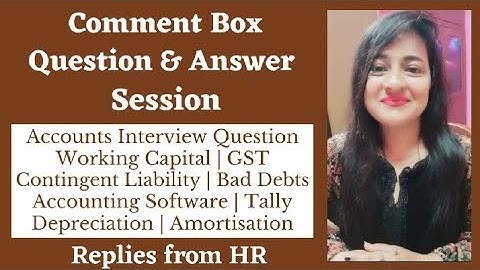 Q & A Session | Account Interview Question & Answers #interviewquestion #account #readytogetupdate
