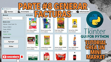 Tutorial Punto de Venta con Python Tkinter - Parte #8