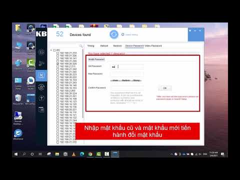 Sử dụng ConfigTool đổi mật khẩu thiết bị