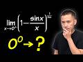 用羅必達就完了: 極限 (1-sin(x)/x)^(1/ln(x)) thumbnail