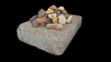 3D Scan of stones using 3D Flow Zephyr Lite 720p