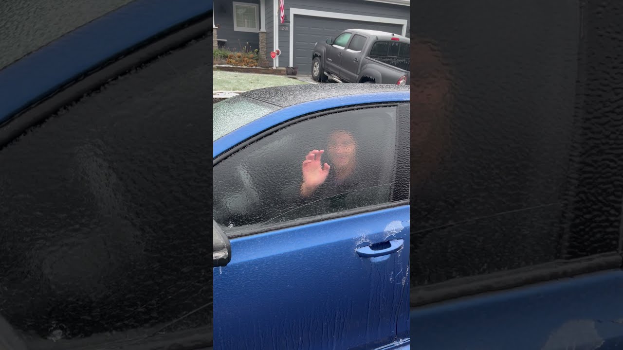 Man Fearlessly Punches Through His Car Window 