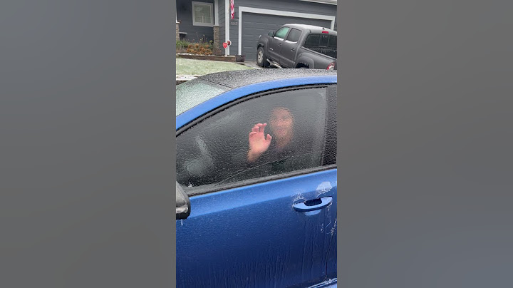 Man fearlessly punches through his car window...