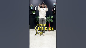 Breakdance Top rock Side kick step 💥💥 #breakdance #toprock #tutorial #shortsfeed #shorts #bboy