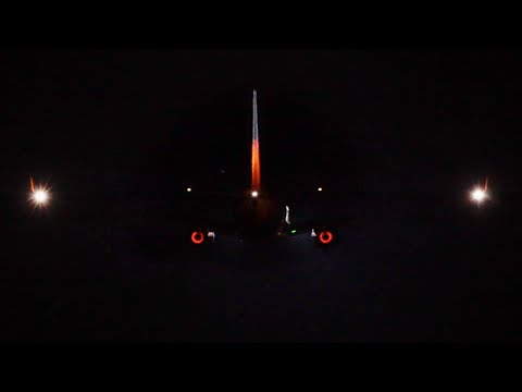 Glowing Engines - Night Time Plane Spotting at Skiathos Airport