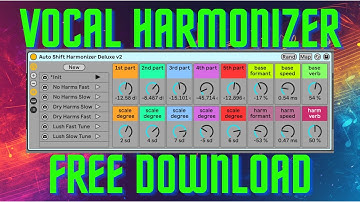 Vocal Harmonizer for Ableton Live 12.1 - [Free Rack Download]