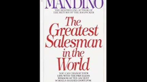 Og Mandino - Scroll 3 (I will persist until I succeed) - Read by Og Mandino