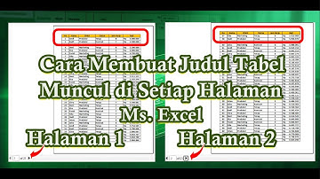 Rahasia Cetak Excel: Judul Tabel Muncul di Setiap Halaman Otomatis!