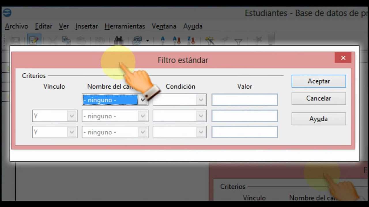 CREAR BASE DE DATOS EN OPENOFFICE - YouTube