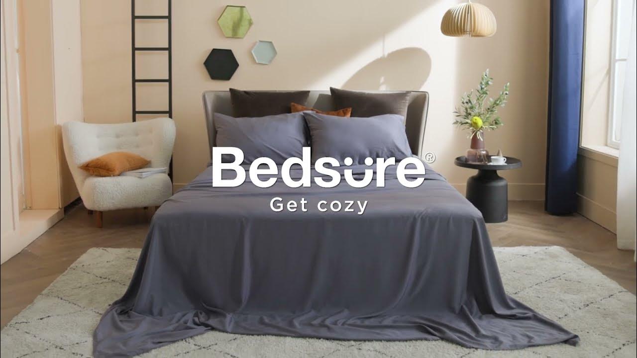 Bedsure 100 Viscose from Bamboo Cooling Sheets Set YouTube