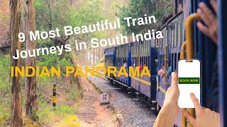 9 Most Beautiful Train Journeys in South India 🌄🚂