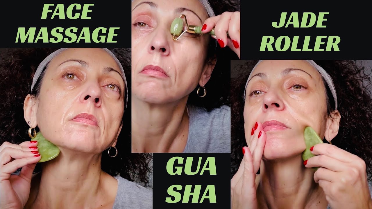 MASSAGGIO AL VISO GUA SHA e RULLO DI GIADA
