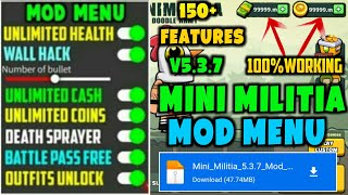 Mini Militia Mod Menu V5.3.7 | Mini Militia Advance Mod Menu |