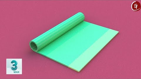 Tutorial: Carpet Rolling Effect Animation 3ds Max 捲/攤平地毯動畫教學