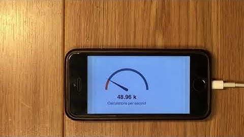 Duino coin benchmark on iPhone 5s Web Miner