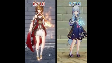 Genshin Impact Idle Animation vs Honkai Star Rail - Who is the best ?! Part 3