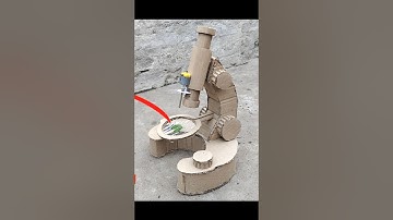 How to make cardboard microscope at home - diy #short #howto #shorts #crafts
