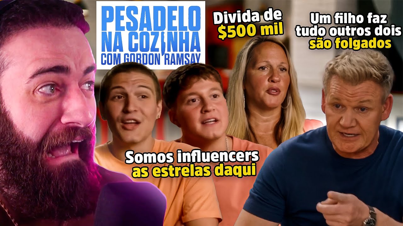 Filhos influencers tiram onda enquanto mãe e irmão dão duro no restaurante (PESADELO NA COZINHA )