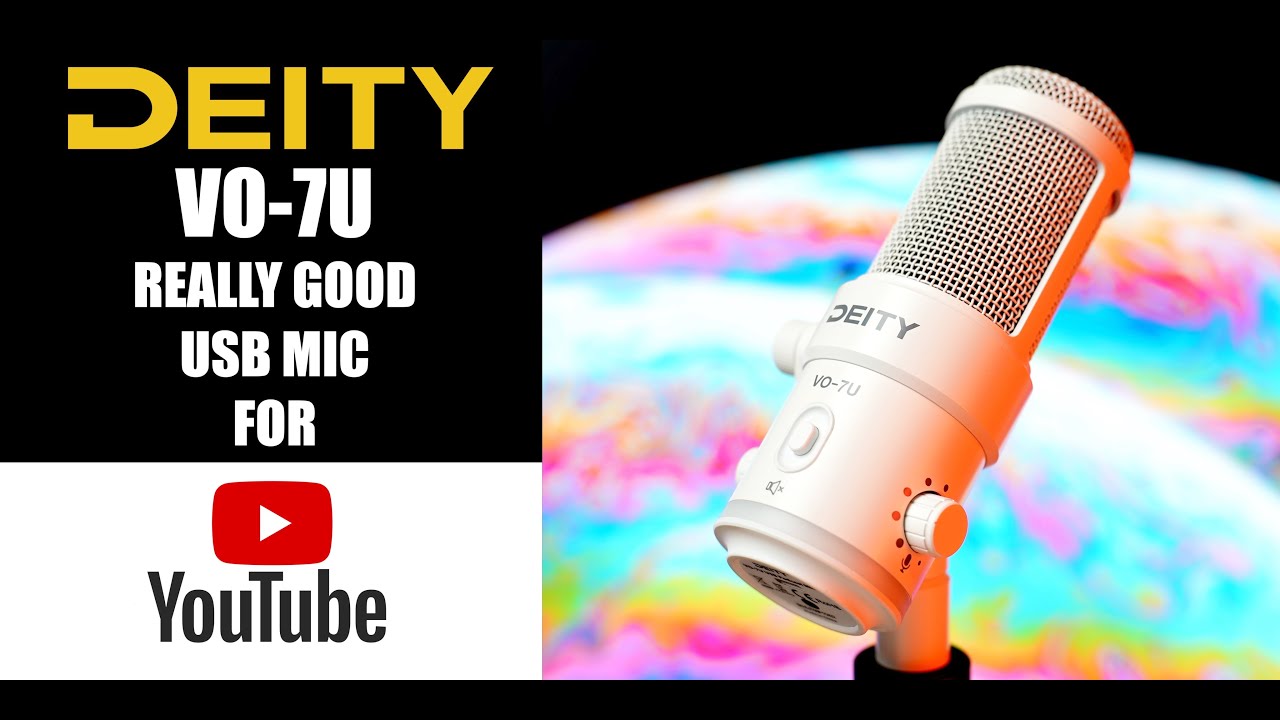 Great microphone for YouTube DEITY VO7U USB Podcast Microphone YouTube