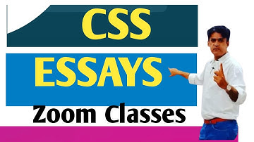 LIVE SESSION || SUNDAY || CSS 2018 FIVE ESSAYS Solved