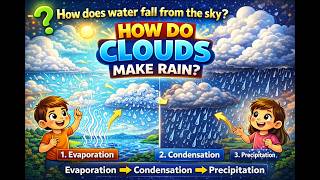 How Do Clouds Make Rain? 🌧️ | Science of Rain  #earthscience #atmosphericscience #precipitation