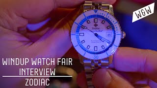Capturing History Through Relentless Progress - In Conversation with Zodiac at the Windup Watch Fair
