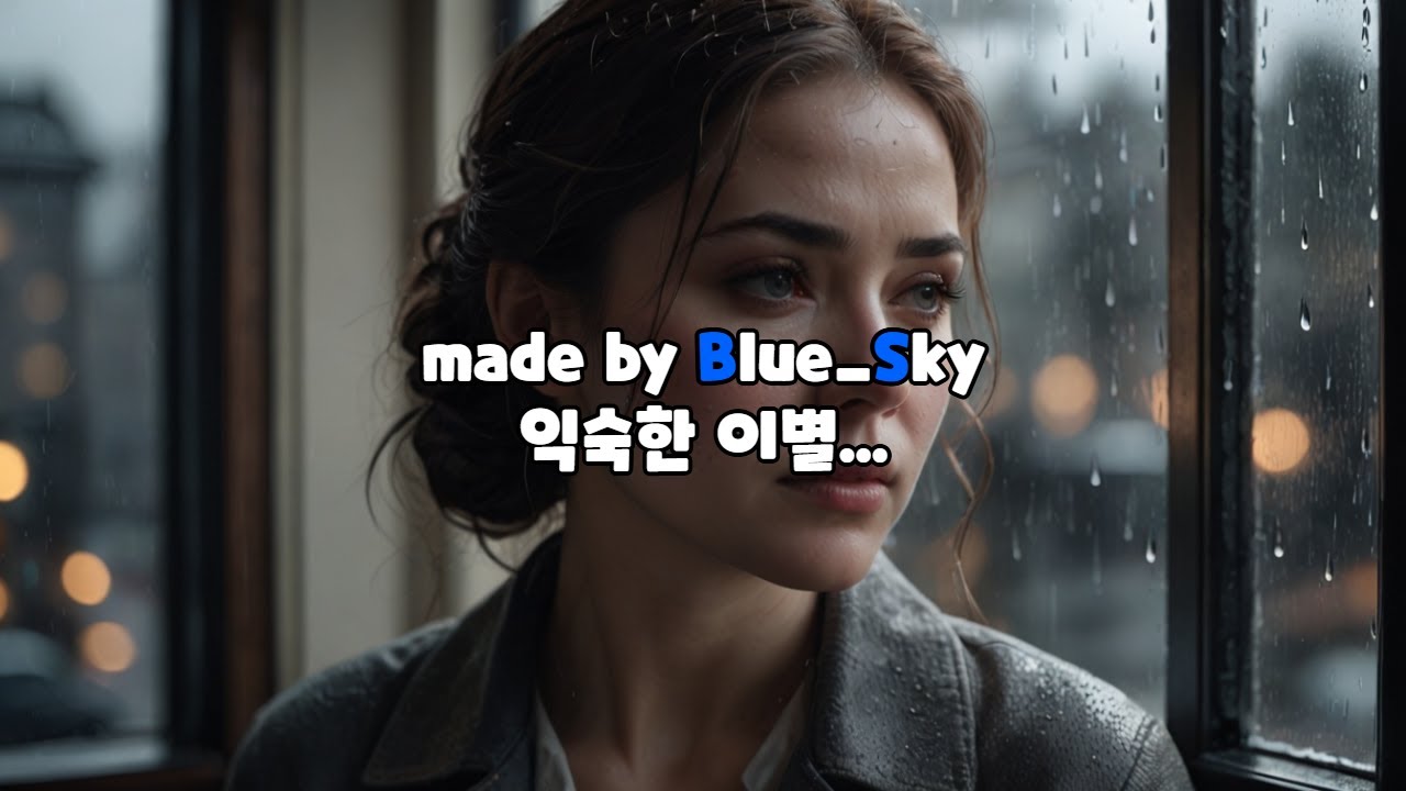 블루스카이 (제목:익숙한 이별  ) AI를 이용한 노래만들기