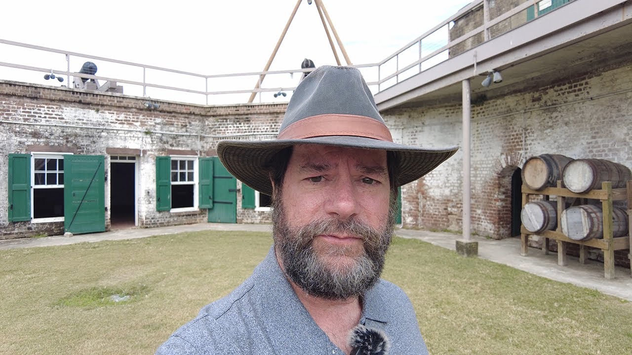 Visiting Fort Jackson, Savannah Georgia