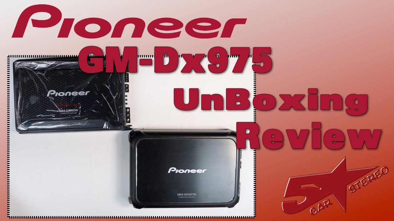 Pioneer's New GM DX975 Hi Res 5channel power ampifier - YouTube
