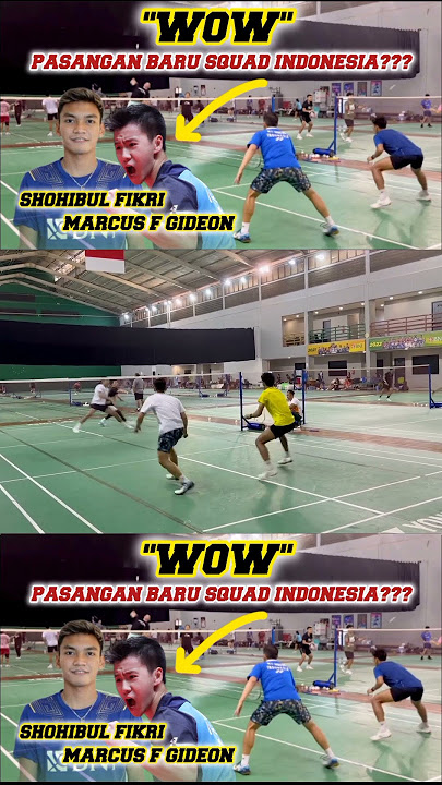 COCOK GA NIH MARCUS GIDEON X SHOHIBUL FIKRI❓❓❓Full Video on YouTube Channel 💥 #shorts #badminton