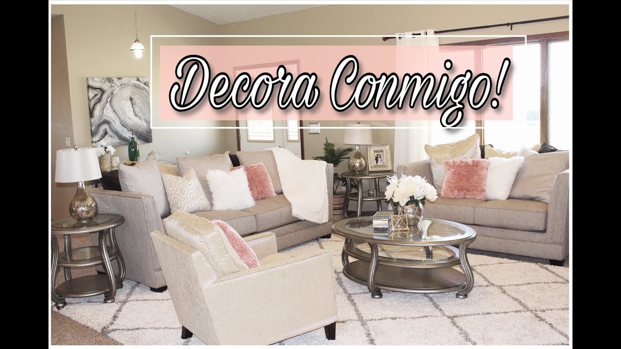 DECORA CONMIGO MI SALA! + DIY + TOUR!