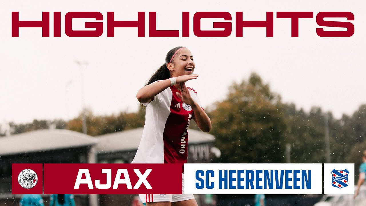 First goals for Touzani & Derks 😍 | Highlights Ajax Vrouwen - sc Heerenveen | Vrouwen Eredivisie