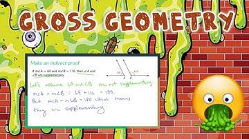 Gross Geometry: Indirect Proof on Angles
