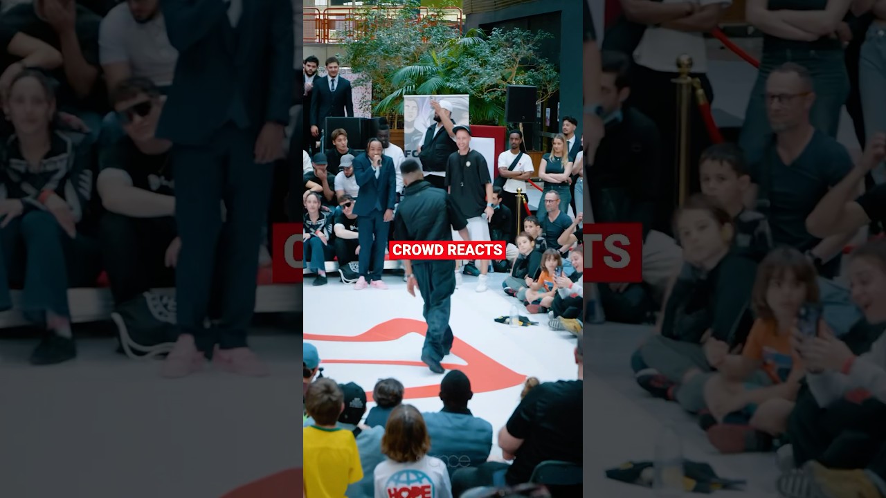 Djibril got the entire crowd hyped for him! 🤯🤯