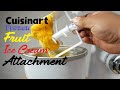 Cuisinart Stand Mixer Ice Cream Frozen Fruit Attachment