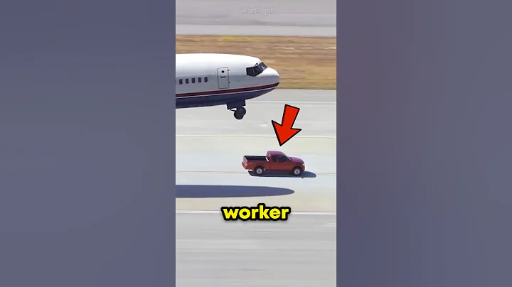 Airport Worker RISKS Life To Save Airplane 😨✈️