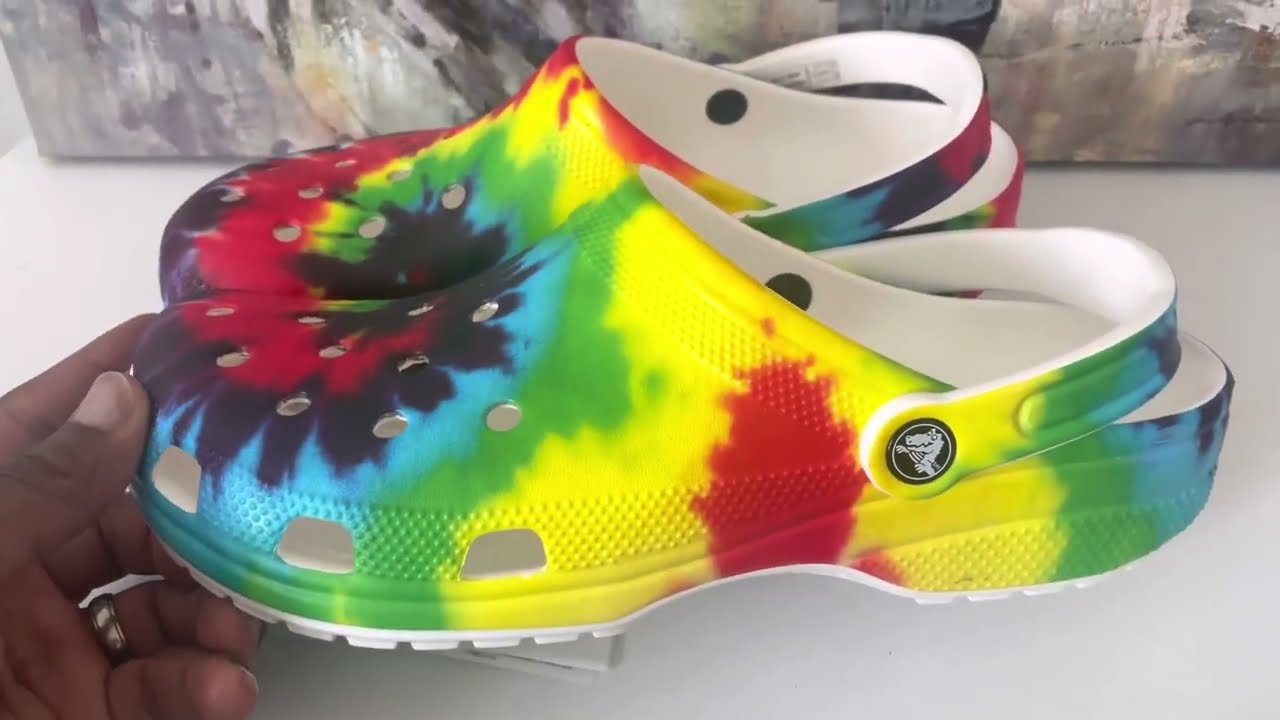 Classic Crocs Tie Dye Graphic Clogs On Sale Now $19.99