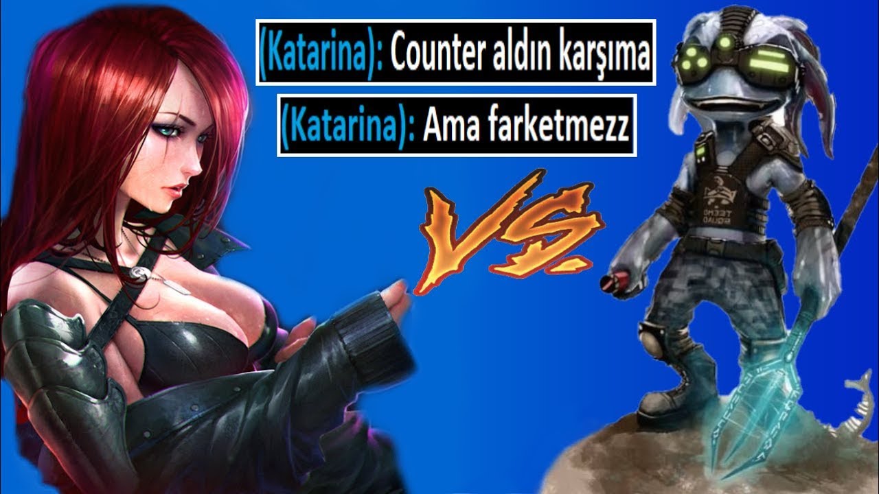 ÇIL DIR DIM 1V9 !! KATARİNA VS FİZZ COUNTER MATCHUP Ogün Demirci